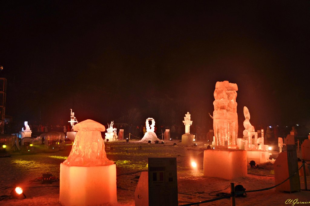1501328_Meduse.JPG - M�duse - Sculpture sur Glace - Valloire 2015