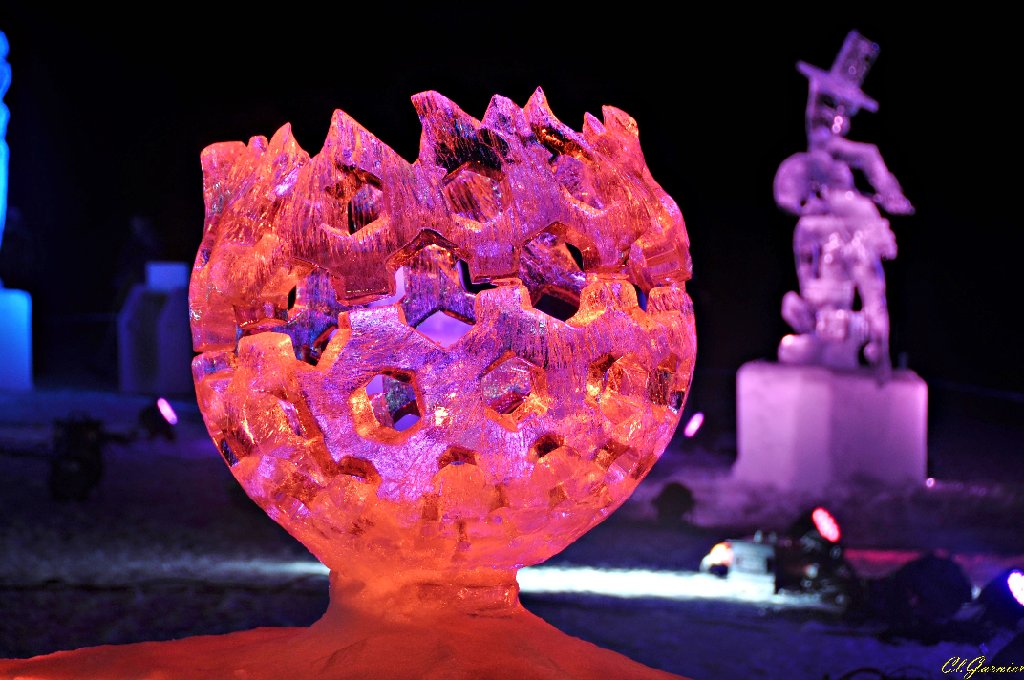 1501360_Le_Retour_de_la_Comete.JPG - Le Retour de la Com�te - Sculpture sur Glace - Valloire 2015