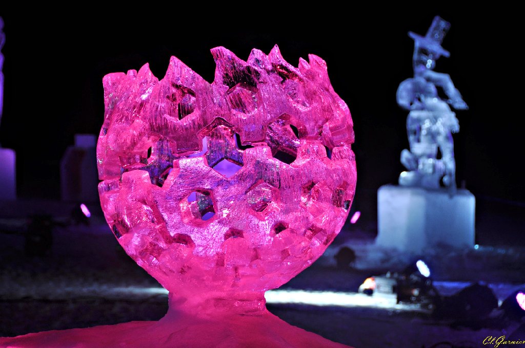 1501361_Le_Retour_de_la_Comete.JPG - Le Retour de la Com�te - Sculpture sur Glace - Valloire 2015